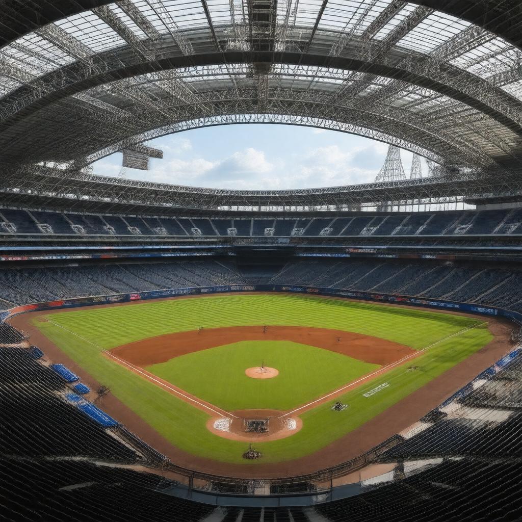 AI-created image of Globe Life Field
