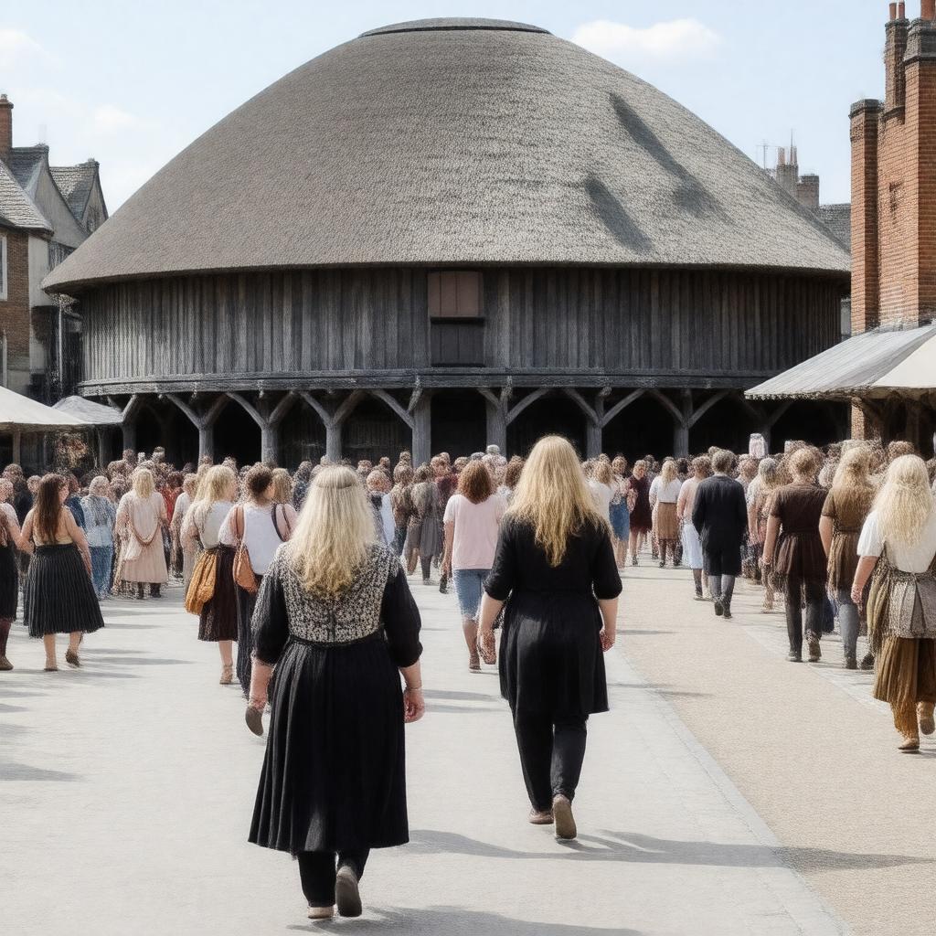 Click to view larger image AI-created image of Globe Theatre Guided Tour