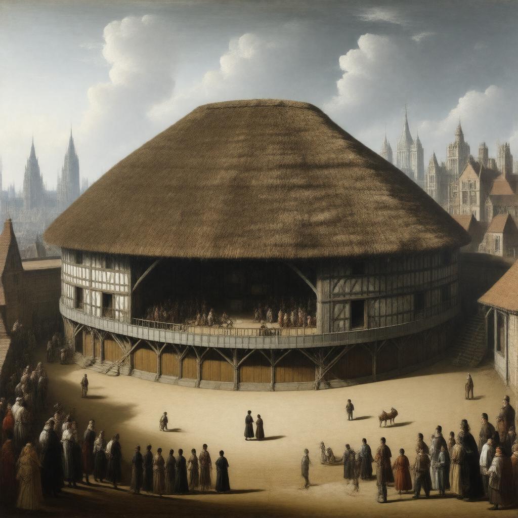 AI-created image of Globe Theatre