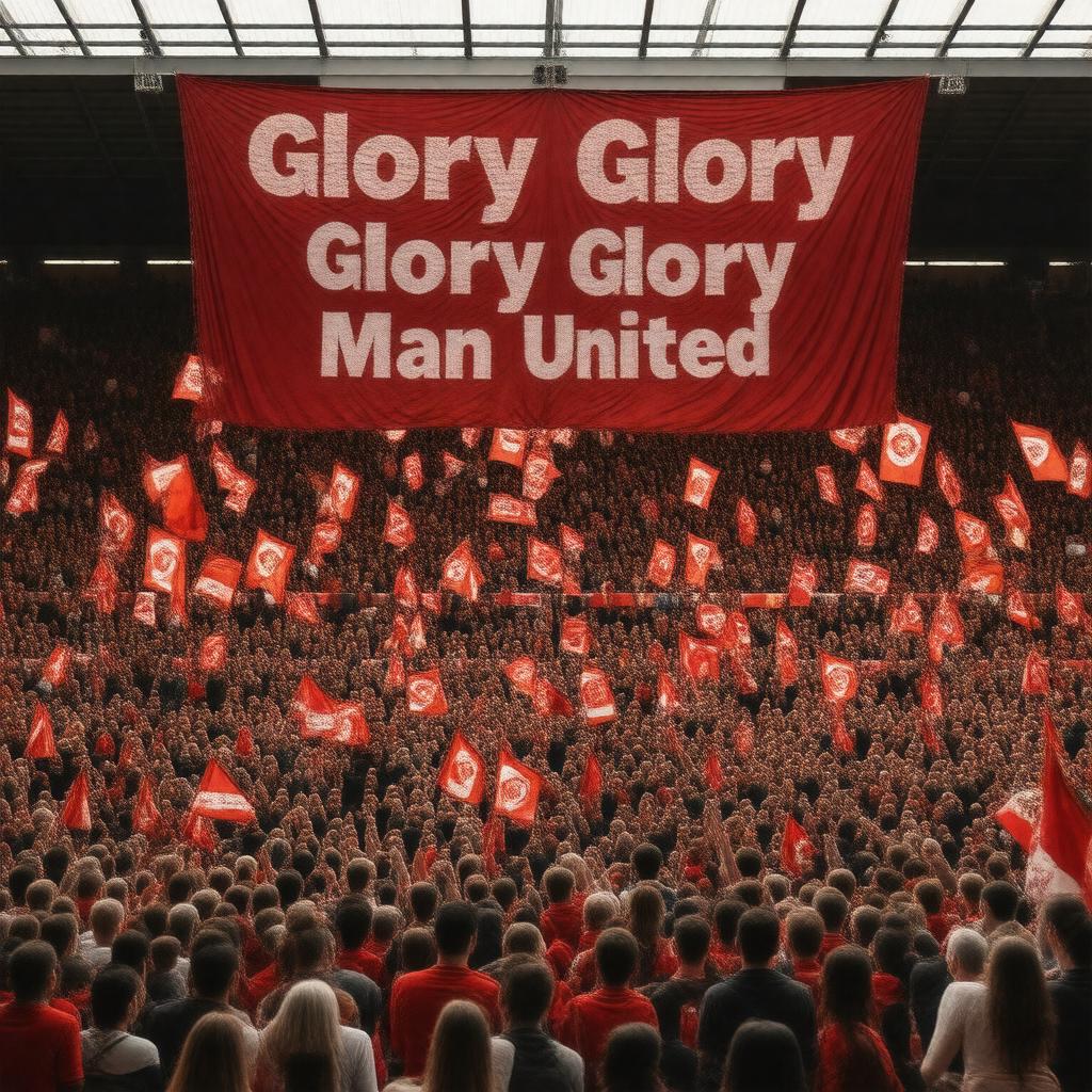 AI-created image of Glory Glory Man United