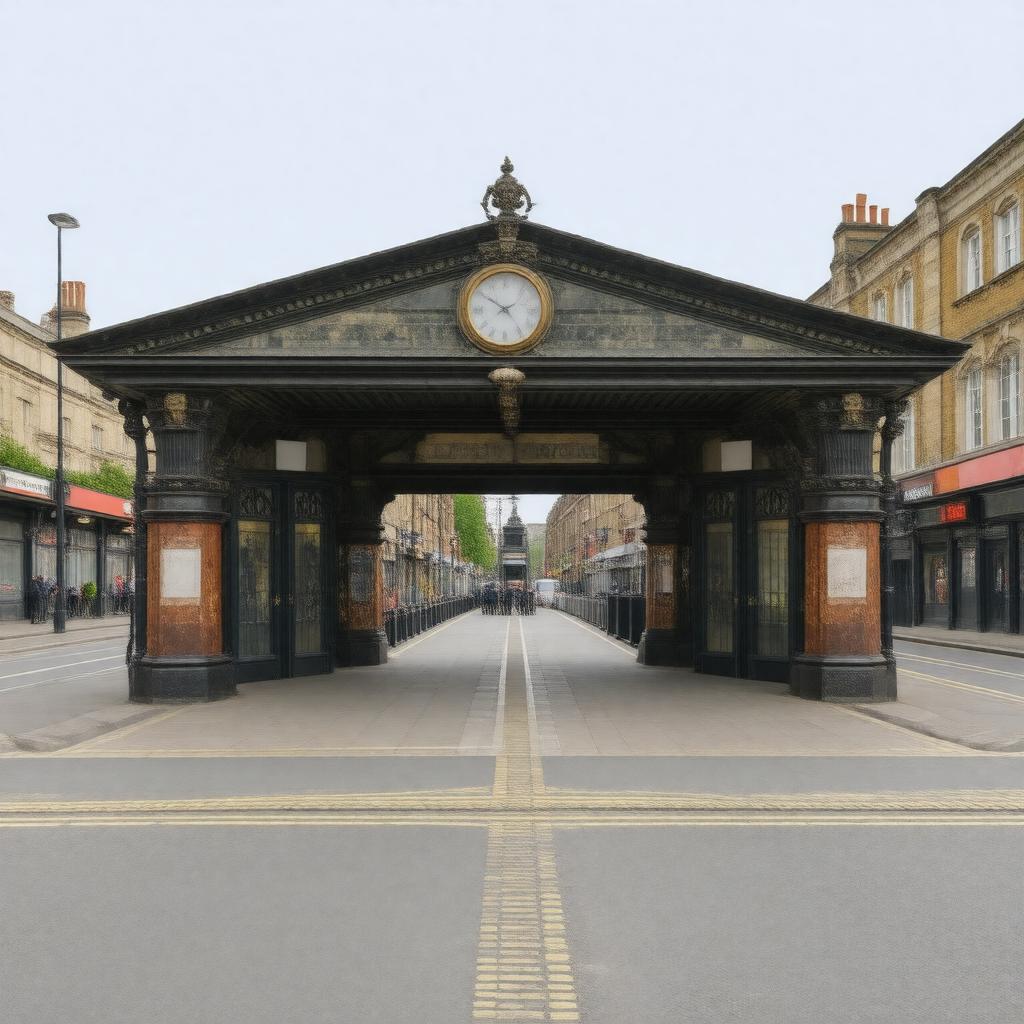 AI-created image of Gloucester Road station