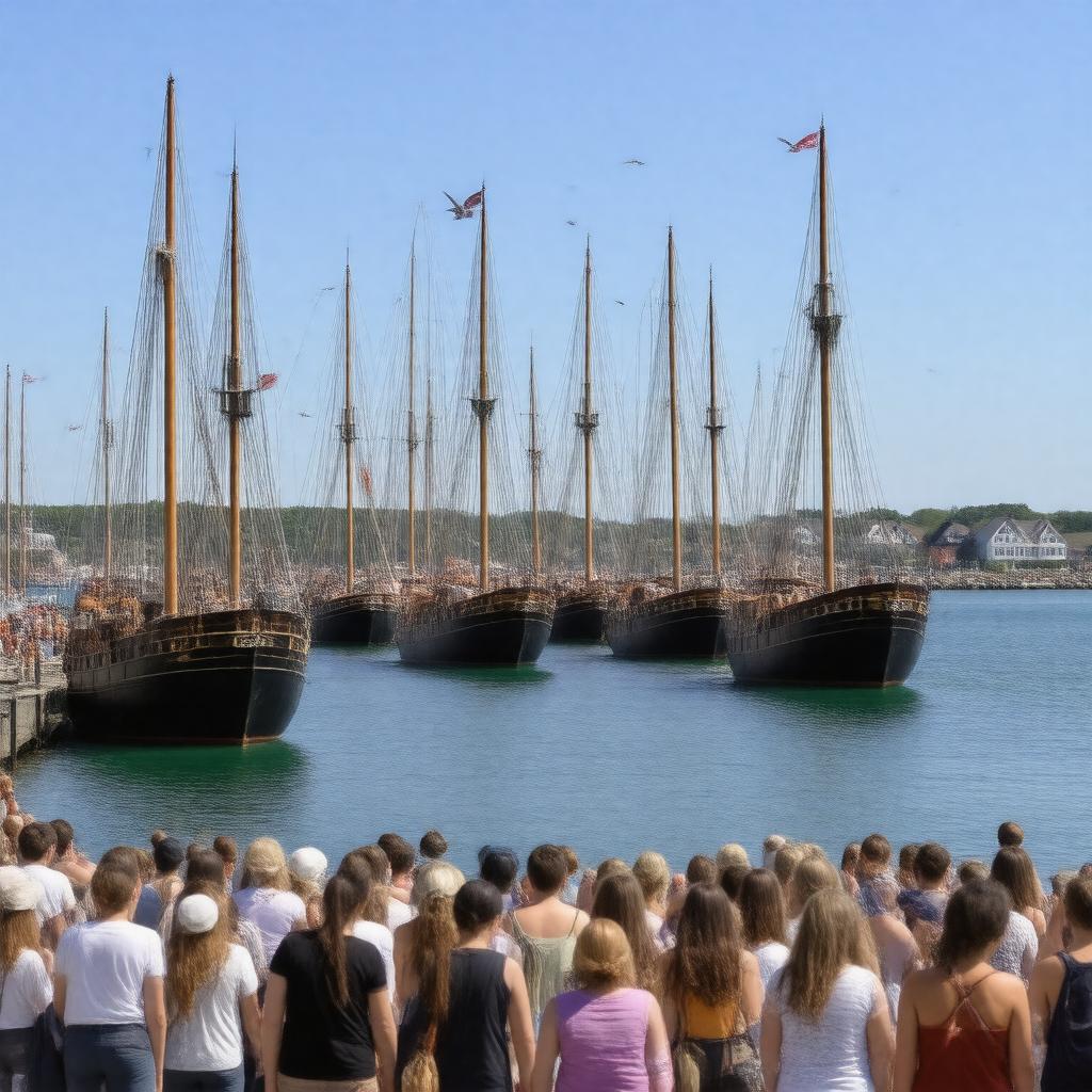 AI-created image of Gloucester Schooner Festival