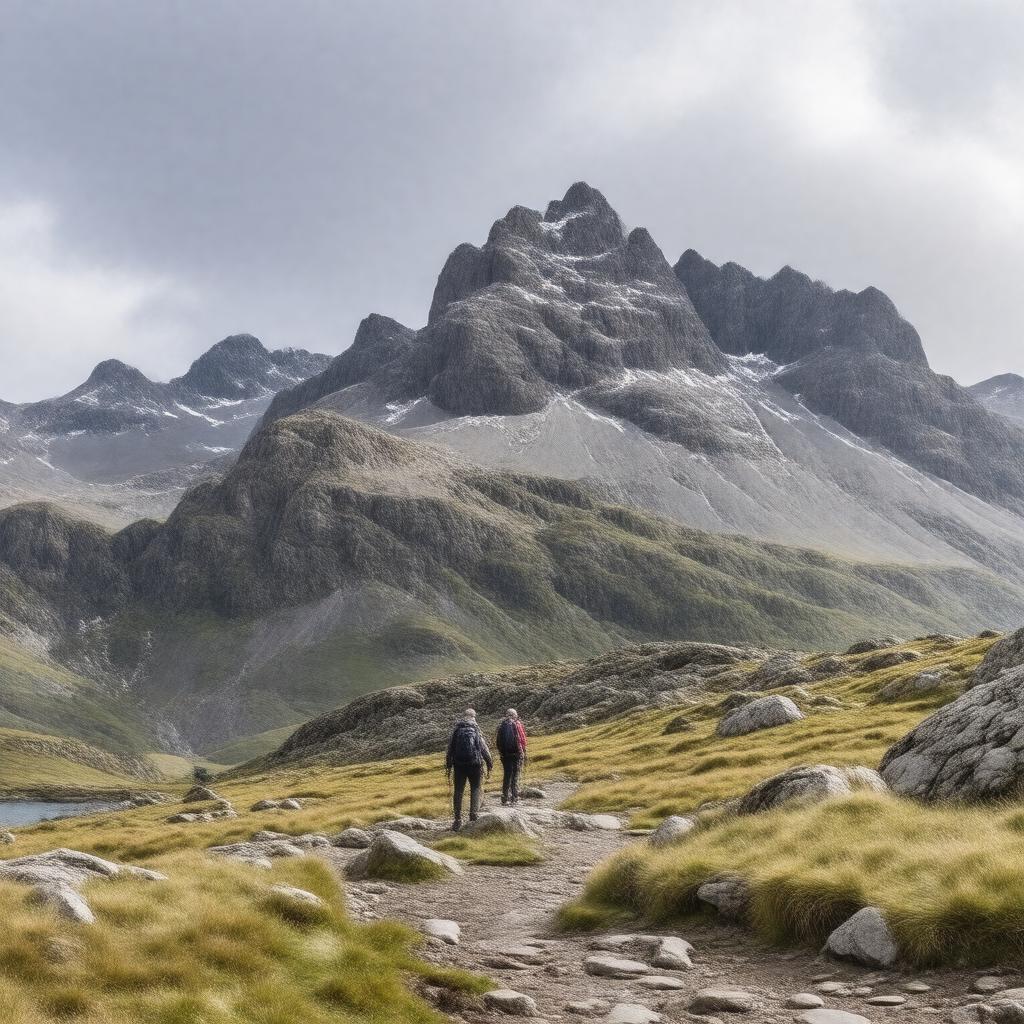 AI-created image of Glyderau