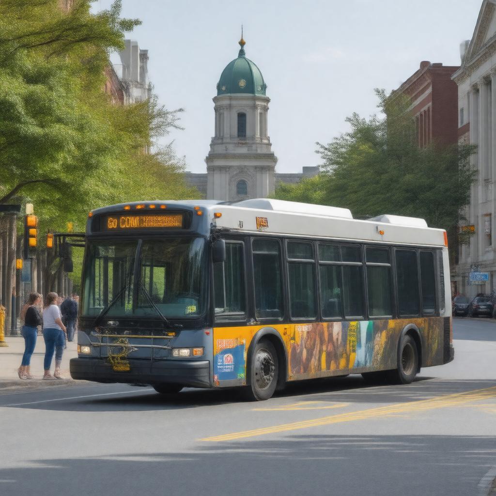 Click to view larger image AI-created image of Go COMO bus system
