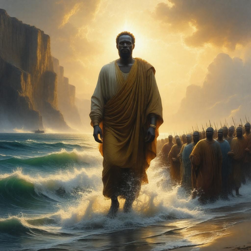 AI-created image of Go Down, Moses