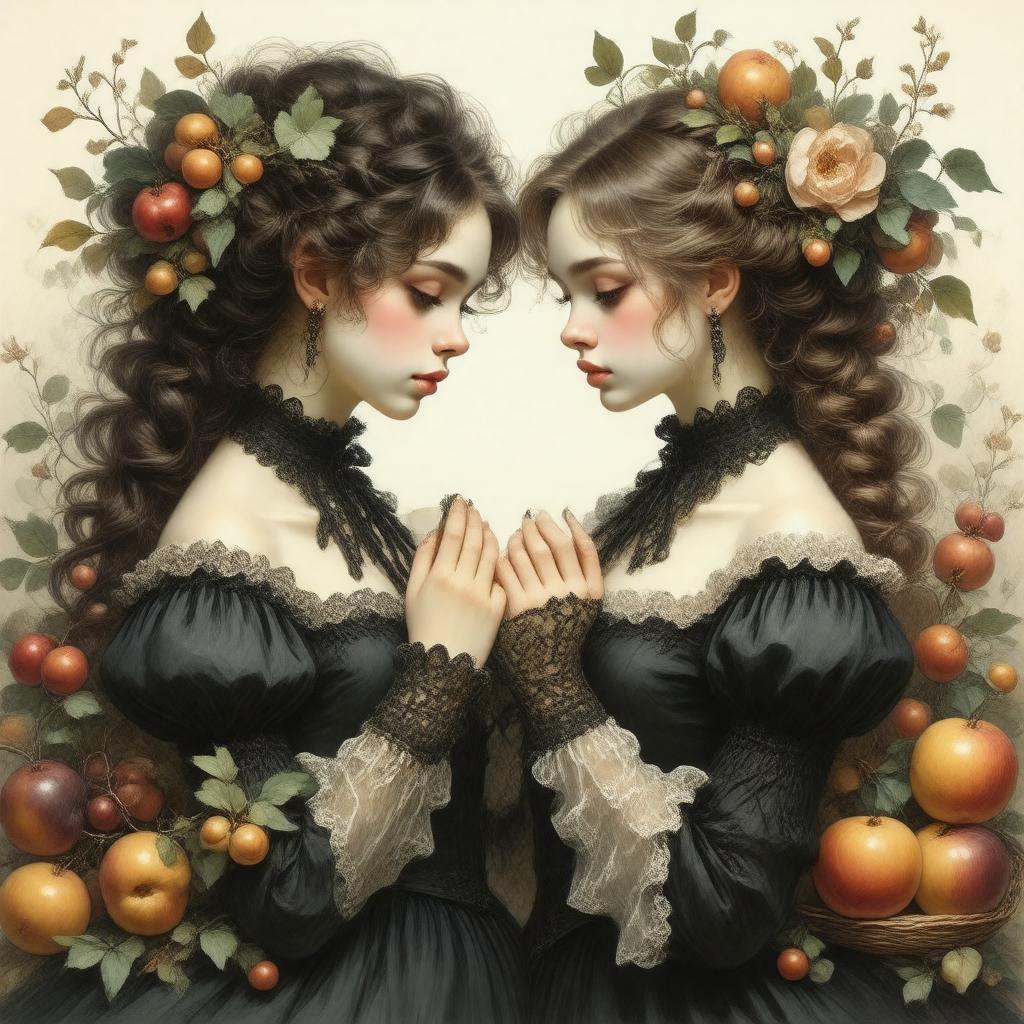 Click to view larger image AI-created image of Goblin Market and Other Poems