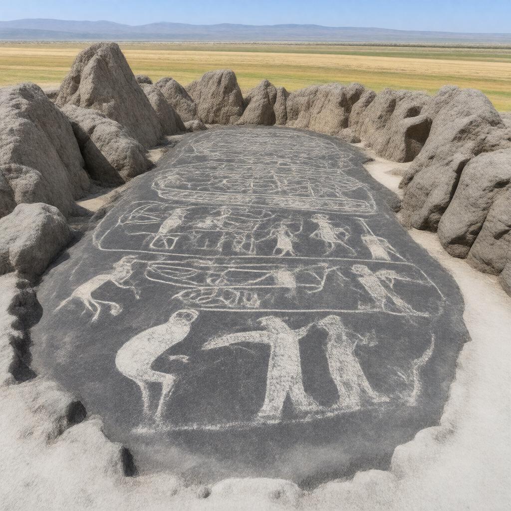 AI-created image of Gobustan Rock Art Cultural Landscape