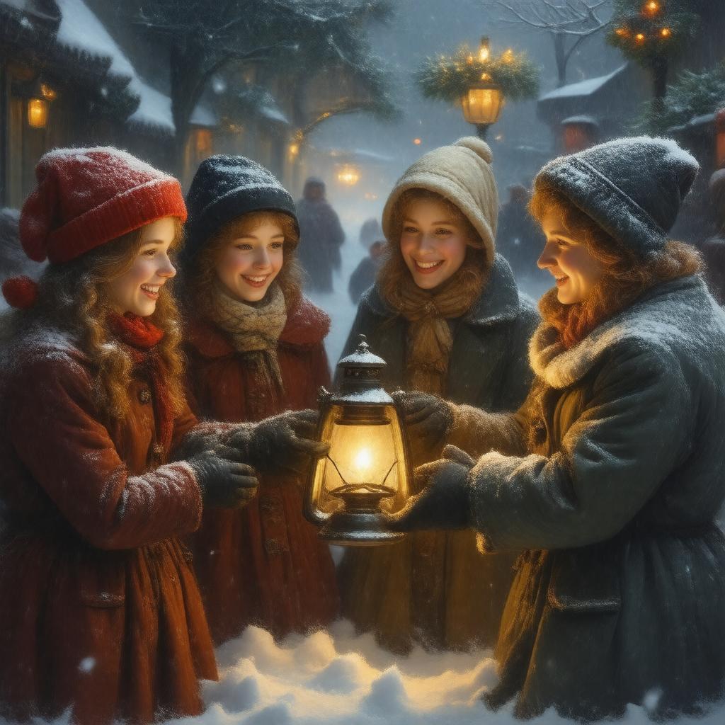 AI-created image of God Rest You Merry, Gentlemen