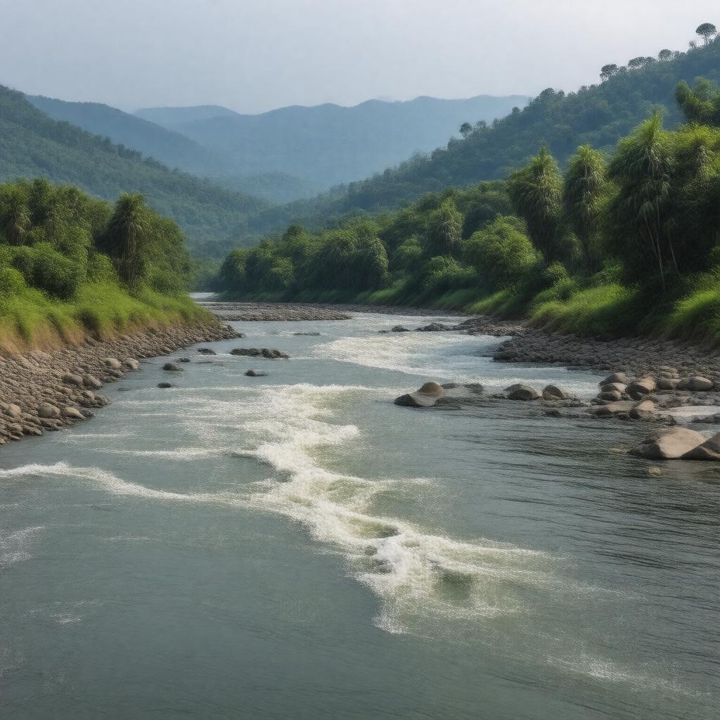 AI-created image of Godavari River