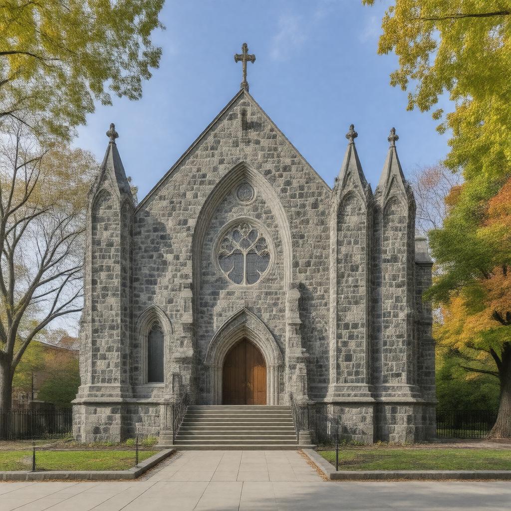 Click to view larger image AI-created image of Goddard Chapel