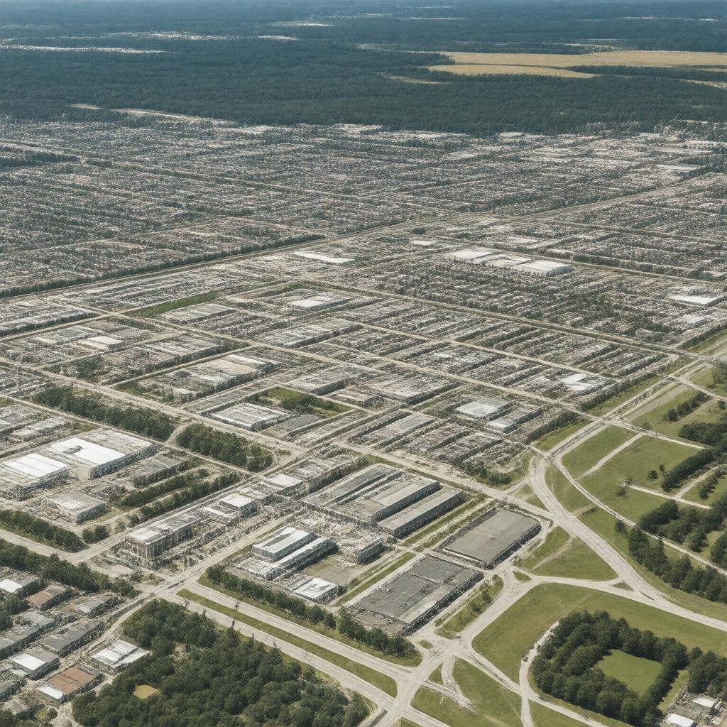 AI-created image of Goddard Space Flight Center