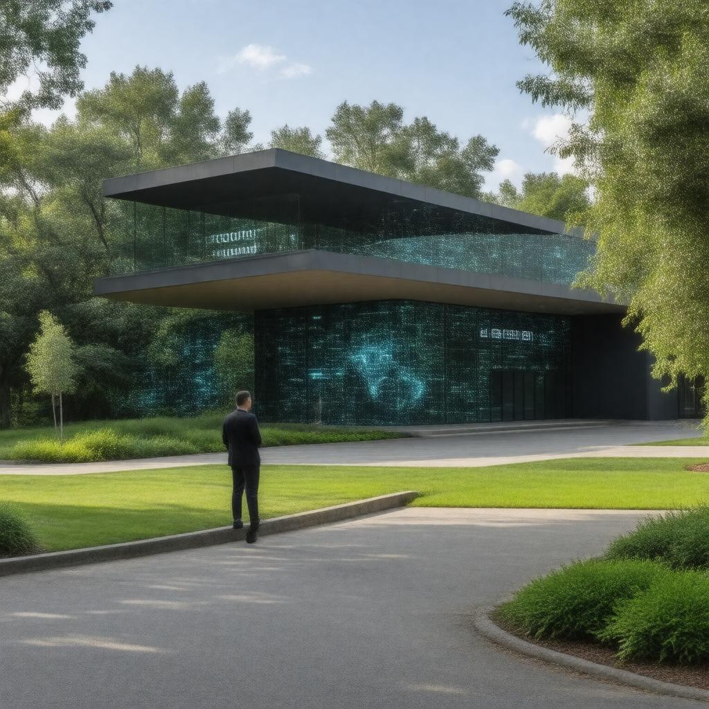Click to view larger image AI-created image of Goergen Institute for Data Science