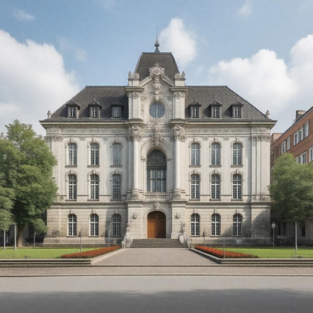 AI-created image of Goethe University Frankfurt