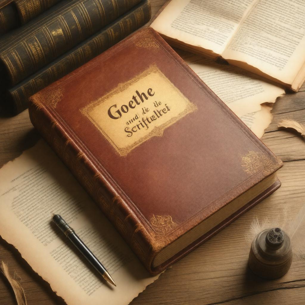 AI-created image of Goethe; or, the Writer