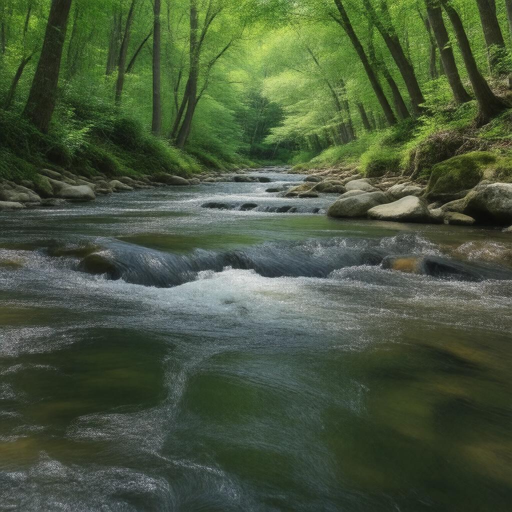 AI-created image of Goffstown Brook