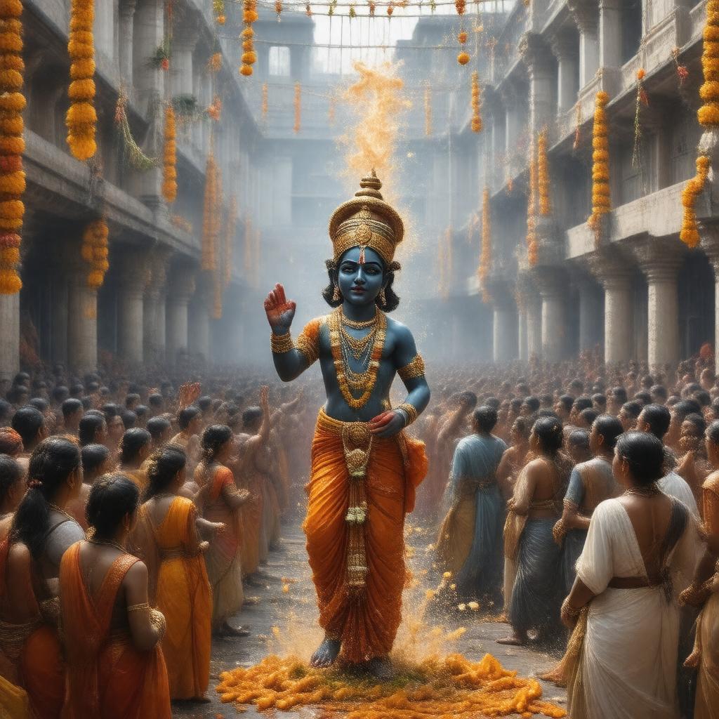 AI-created image of Gokulashtami