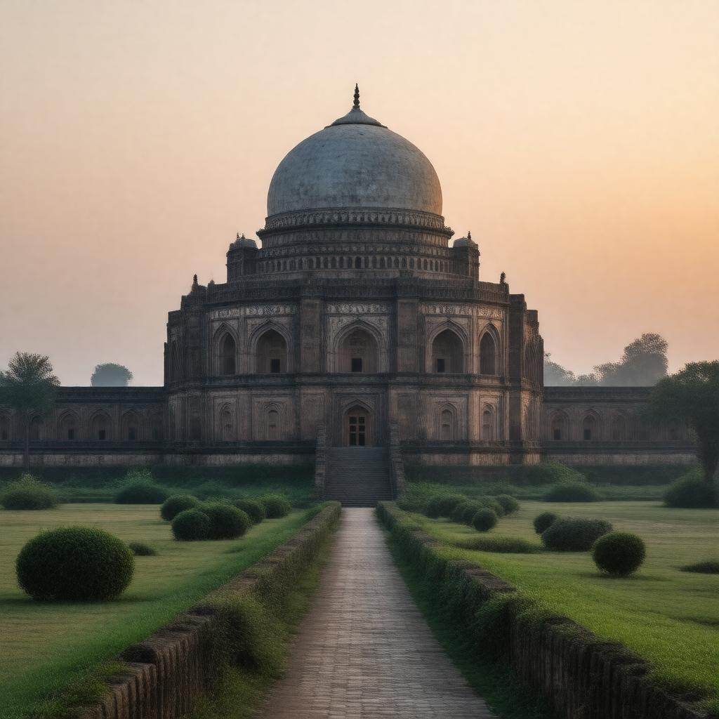 Click to view larger image AI-created image of Gol Gumbaz
