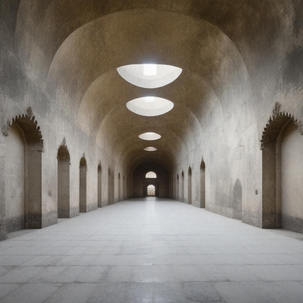 AI-created image of Gol Gumbaz Whispering Gallery