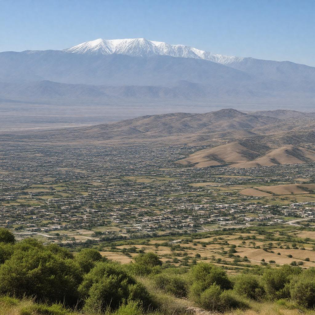 AI-created image of Golan Heights