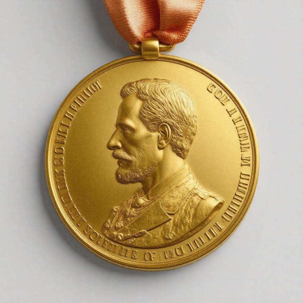 AI-created image of Gold Medal of the King of Denmark