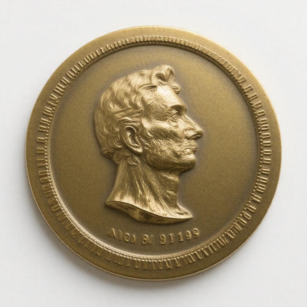 AI-created image of Gold Medal of the Radiological Society of North America