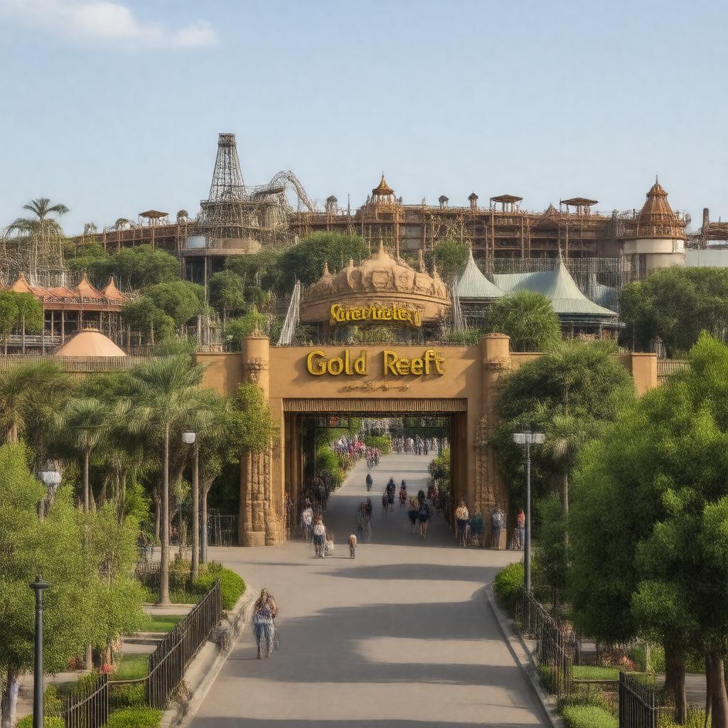 AI-created image of Gold Reef City