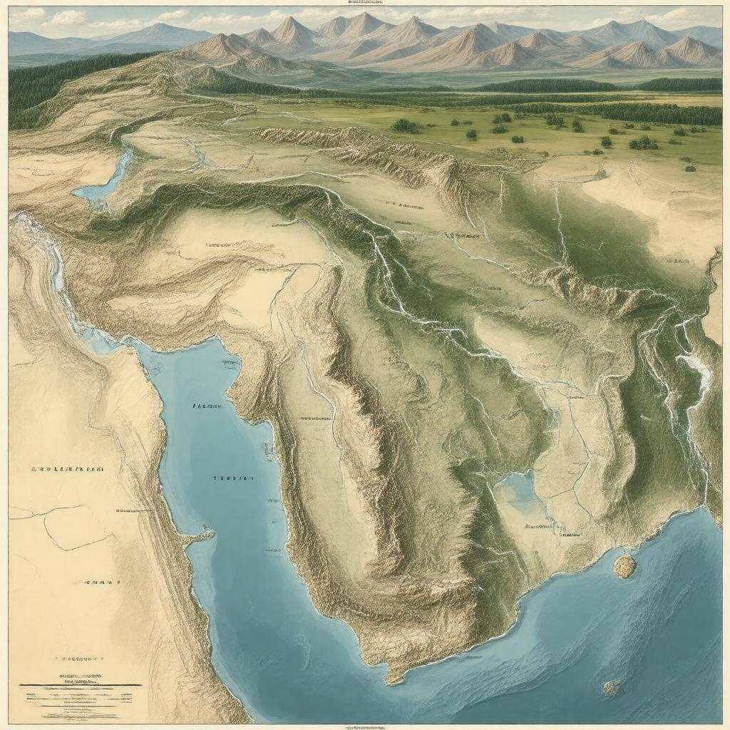 AI-created image of Golden Crescent