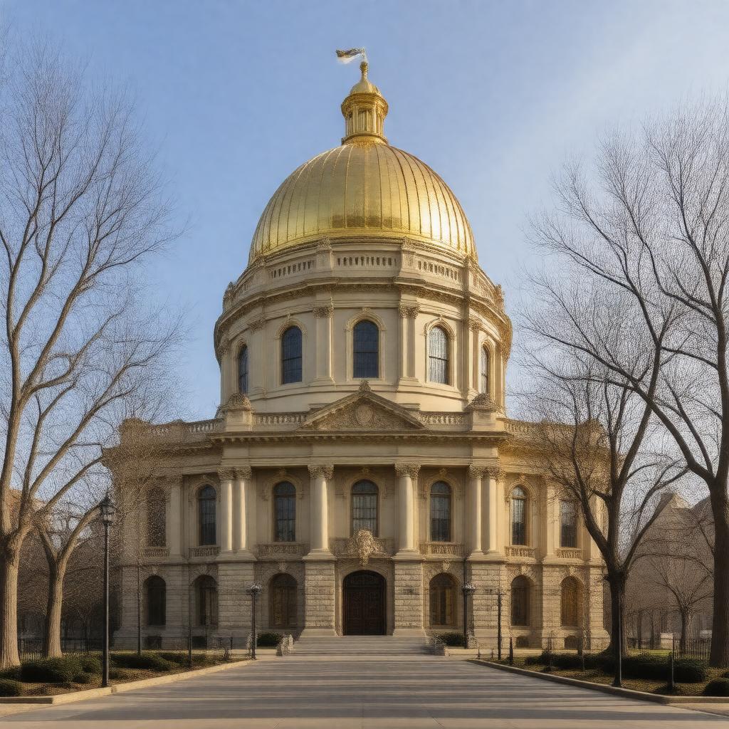 AI-created image of Golden Dome