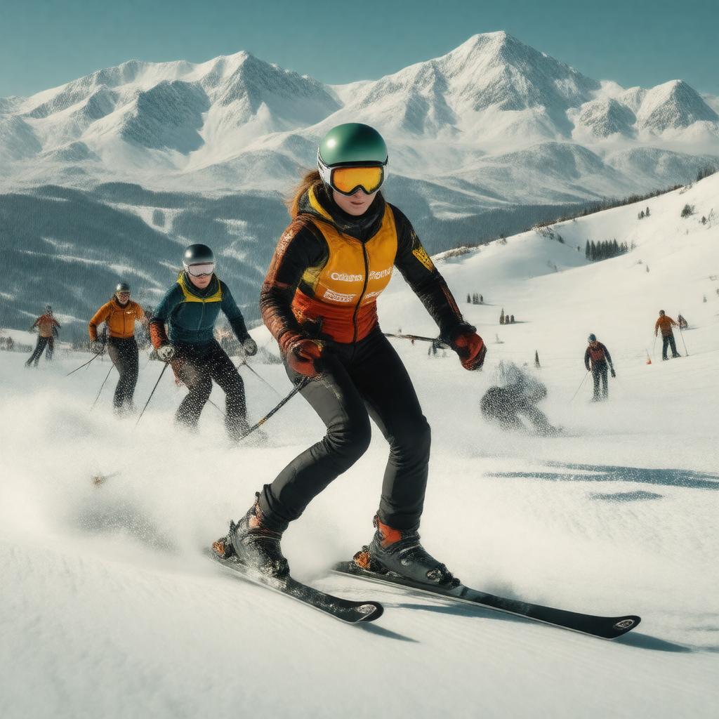 AI-created image of Golden Fox (alpine skiing World Cup)