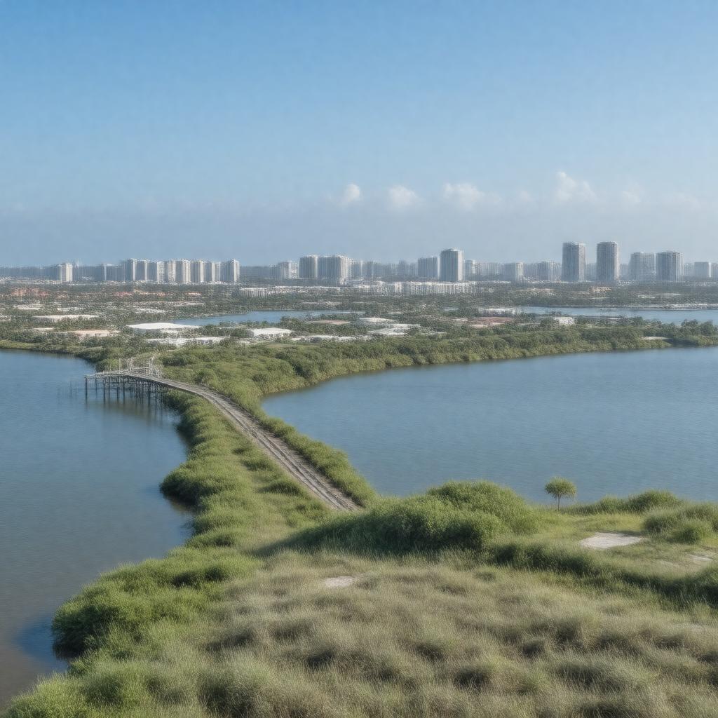 AI-created image of Golden Gate City