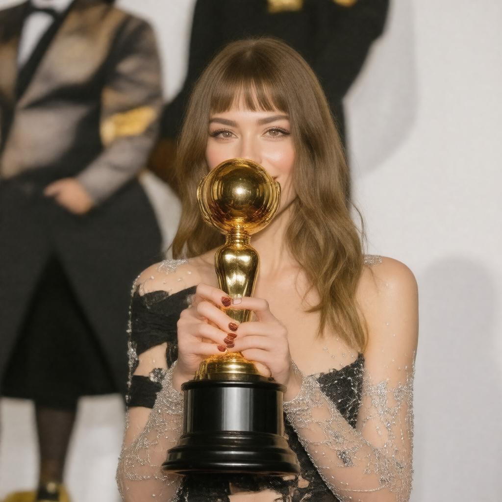 AI-created image of Golden Globe Award for Best Actress – Motion Picture Drama