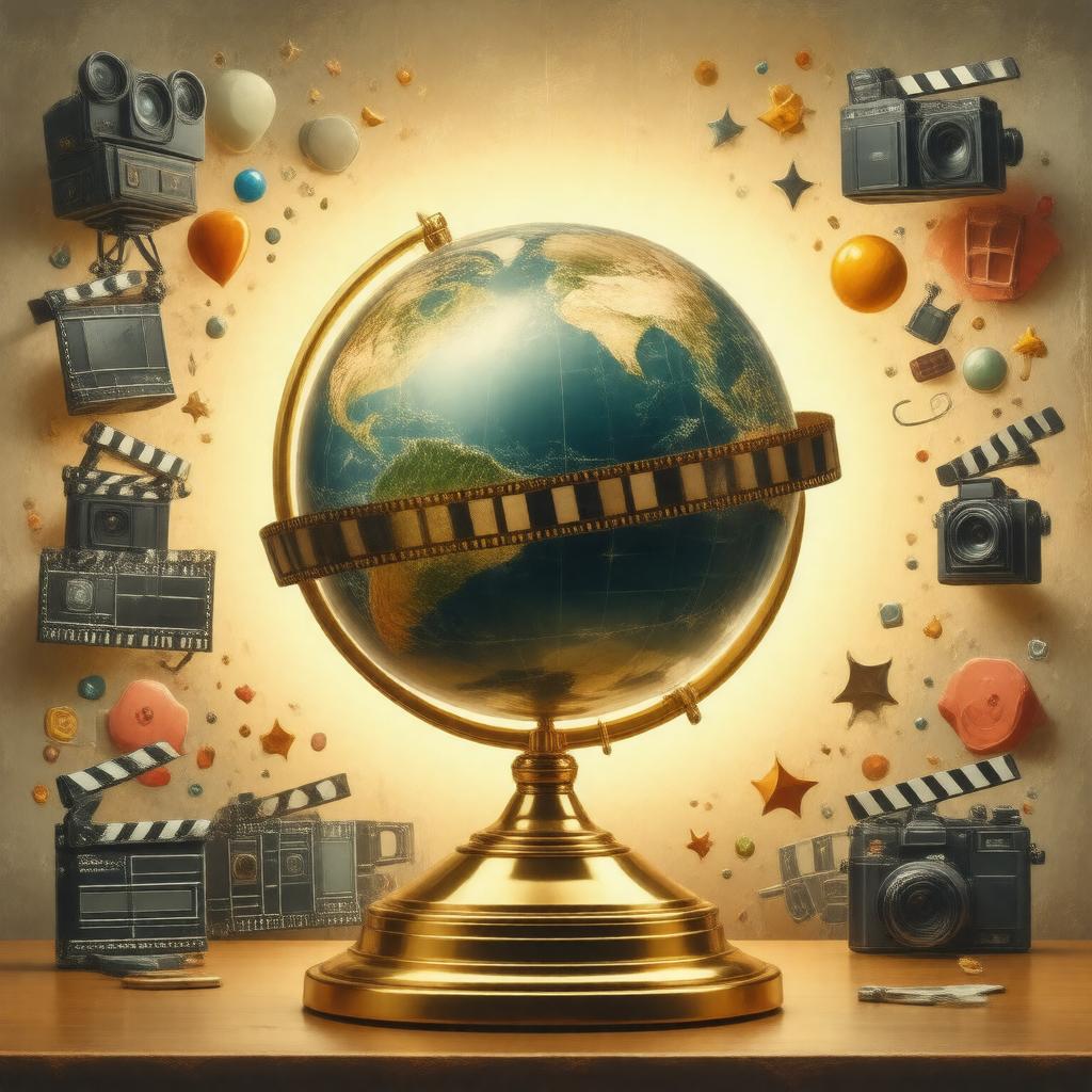 Click to view larger image AI-created image of Golden Globe Award for Best Animated Feature Film