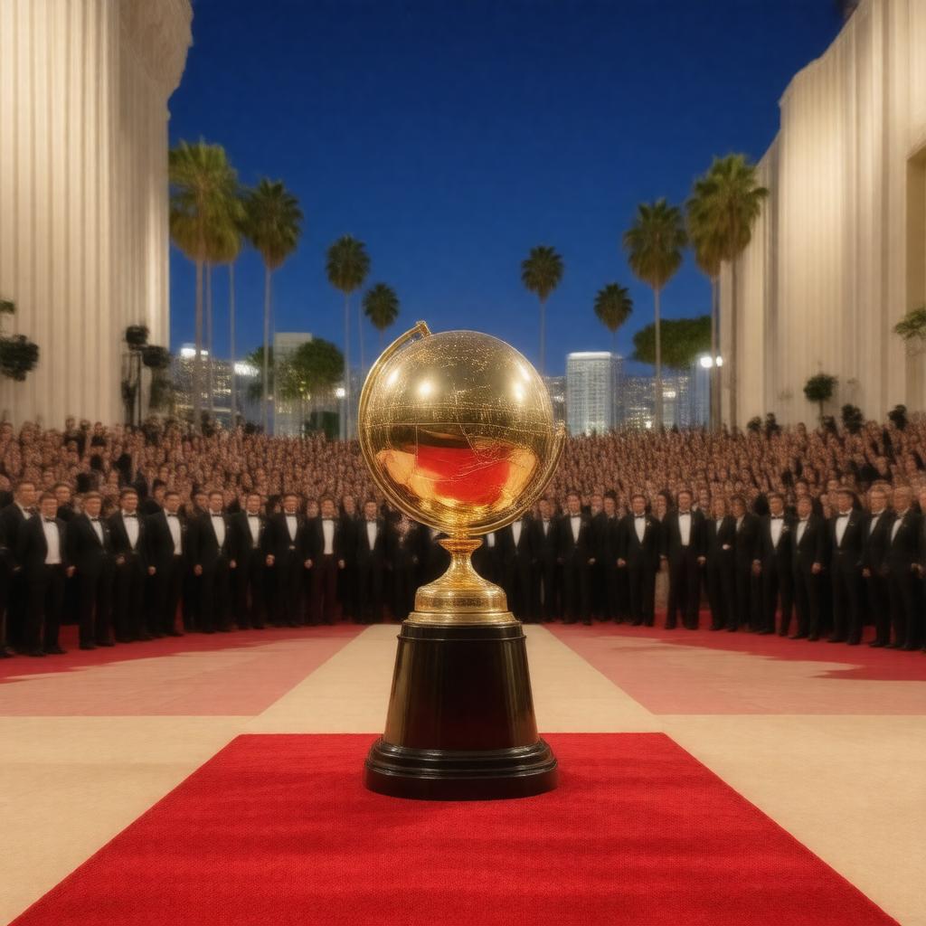 AI-created image of Golden Globe Awards