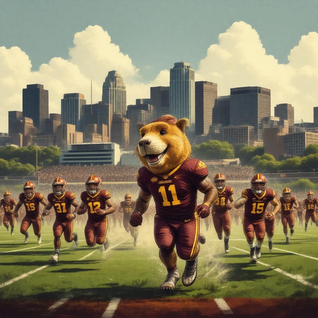 AI-created image of Golden Gophers