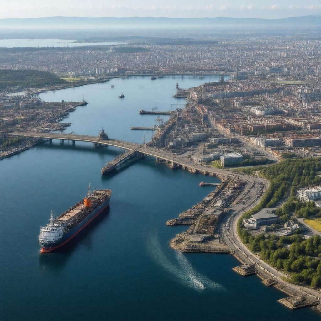 AI-created image of Golden Horn Bay