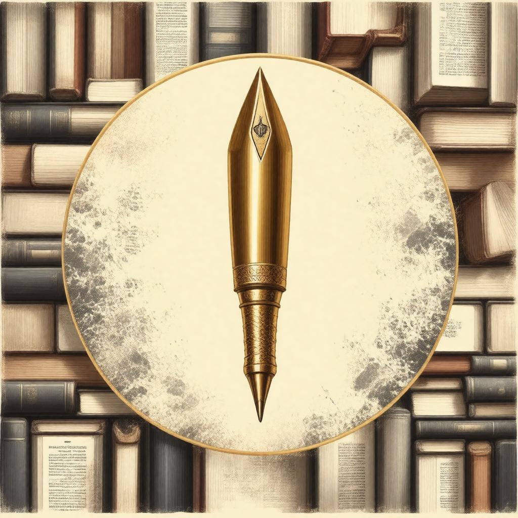 AI-created image of Golden PEN Award