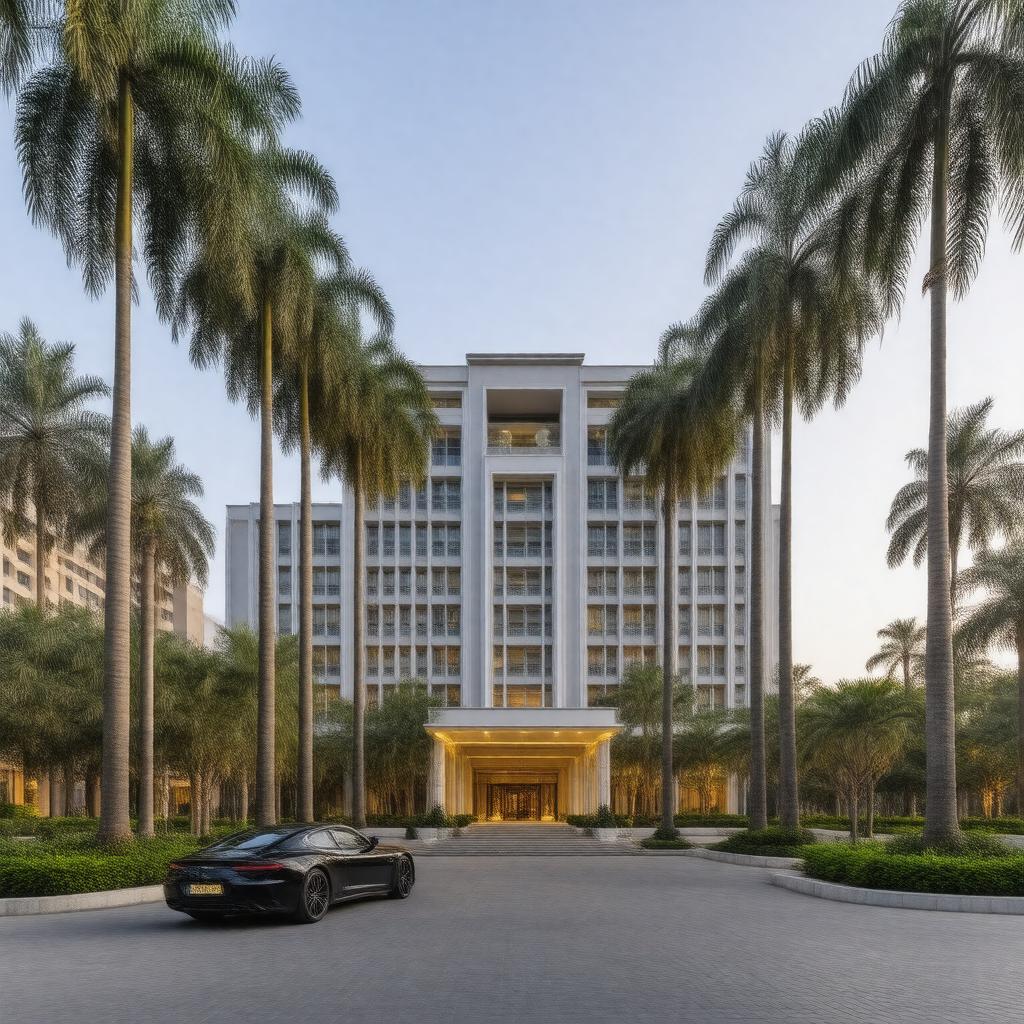 AI-created image of Golden Palms