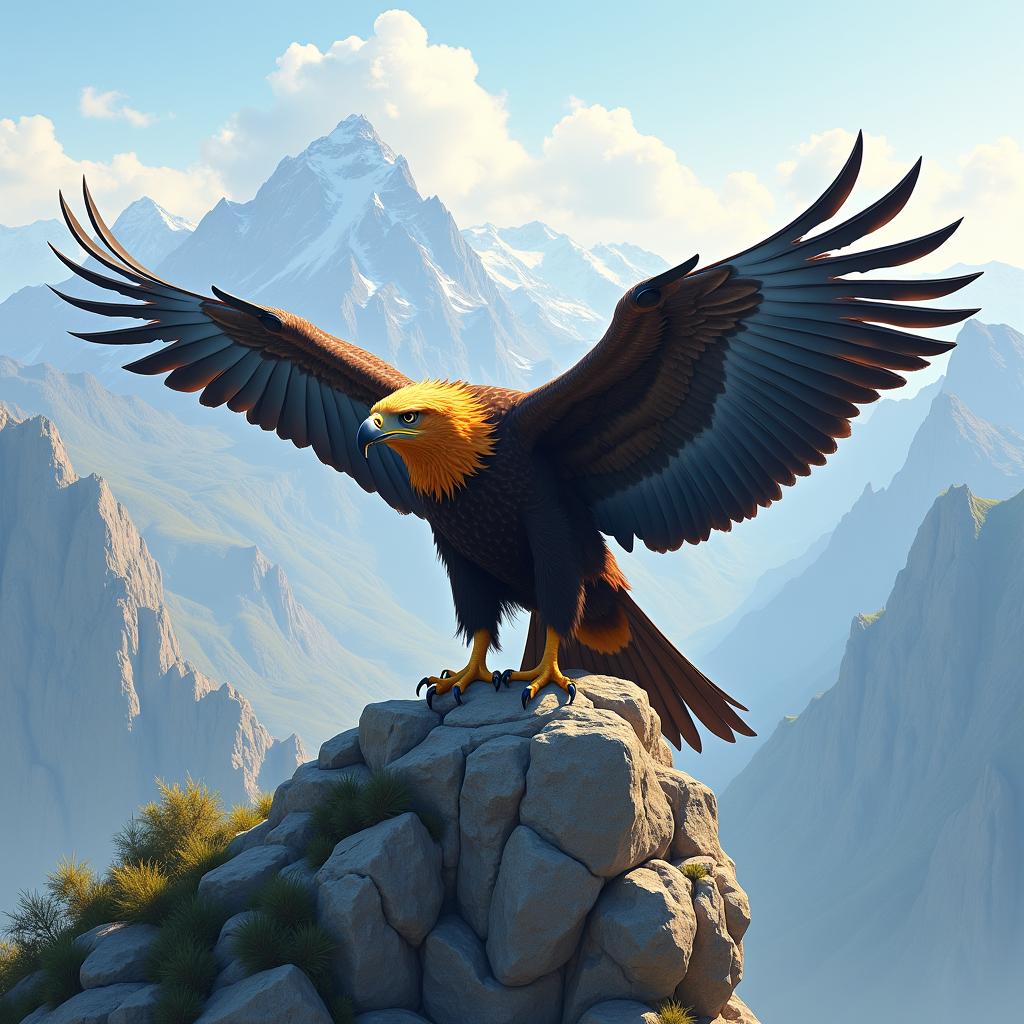 AI-created image of Golden eagle