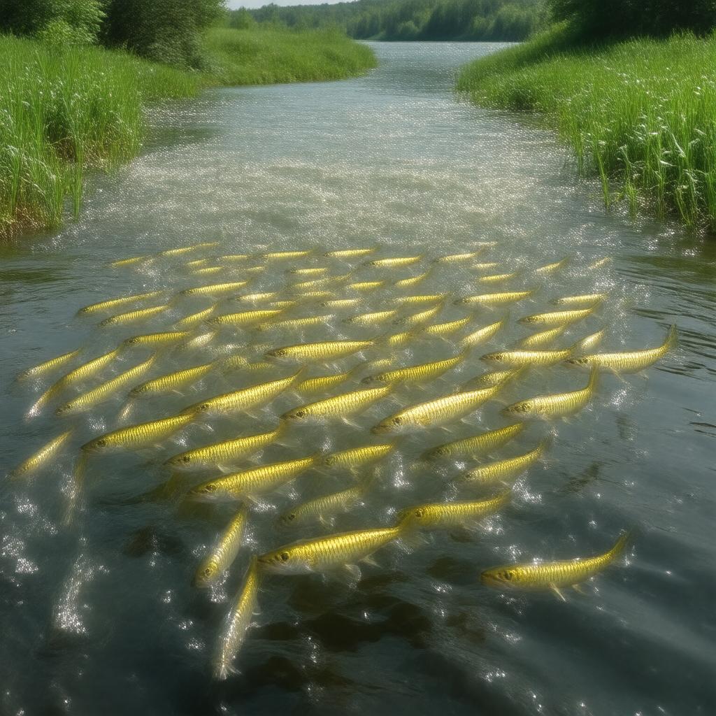 Click to view larger image AI-created image of Golden shiner