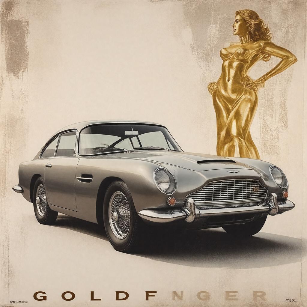 AI-created image of Goldfinger