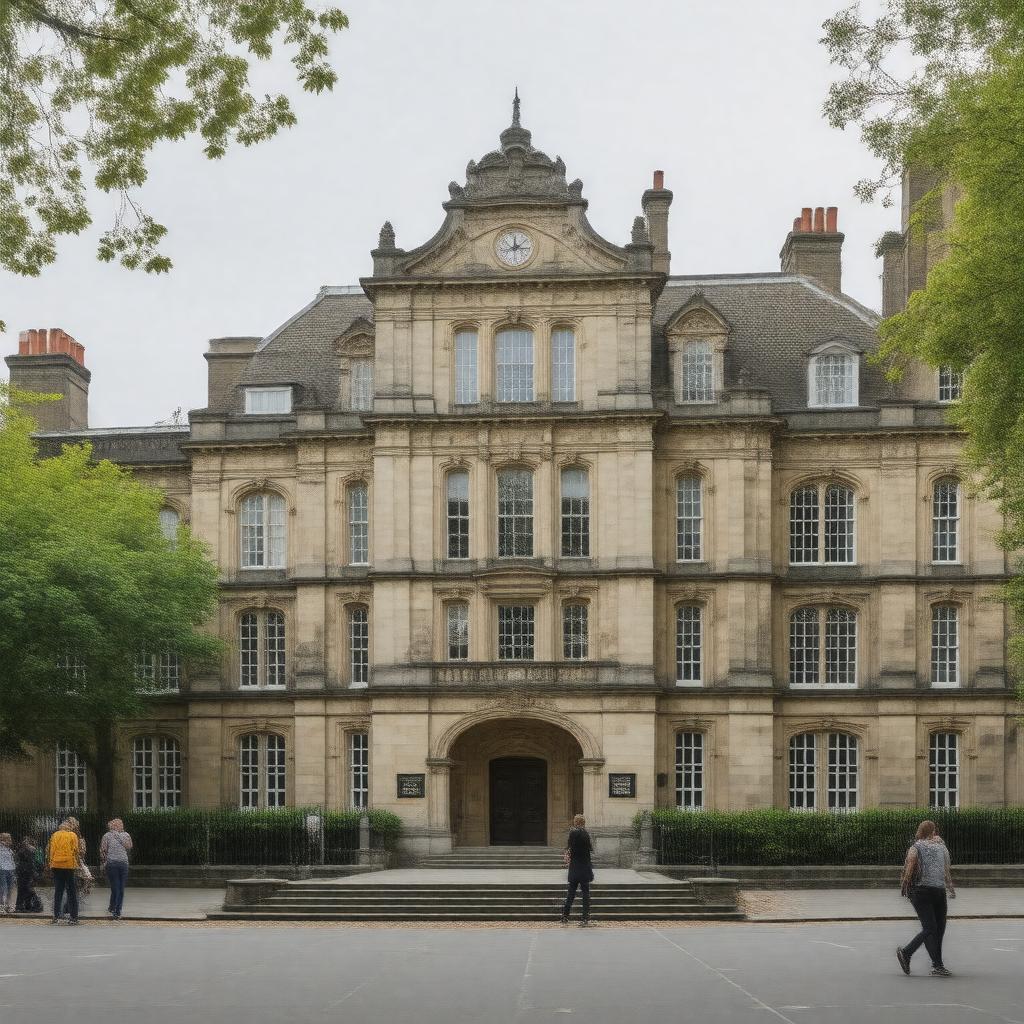 AI-created image of Goldsmiths College, University of London