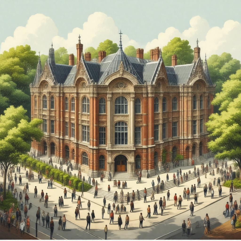 AI-created image of Goldsmiths, University of London