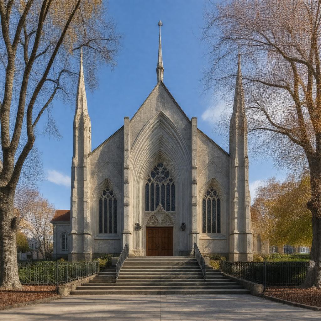 Click to view larger image AI-created image of Gomes Chapel