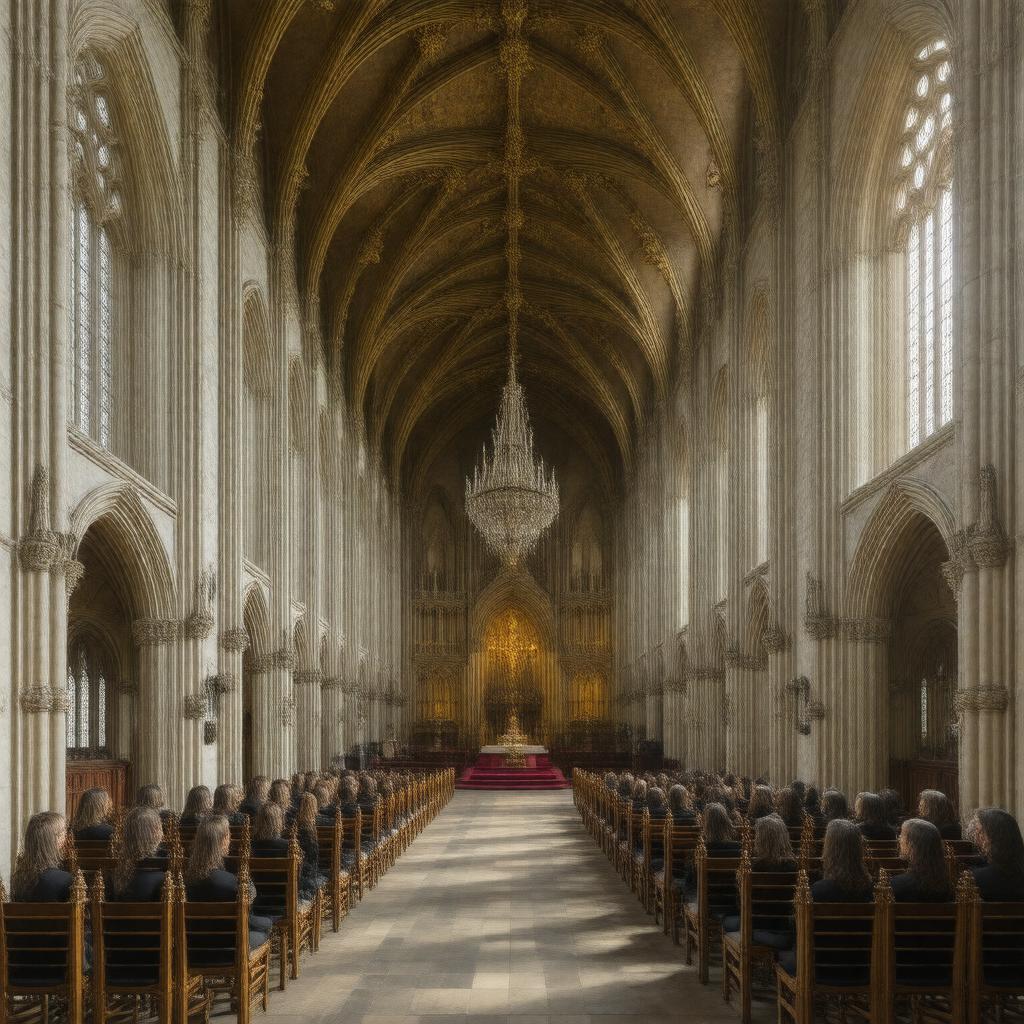 AI-created image of Gonville and Caius College Chapel