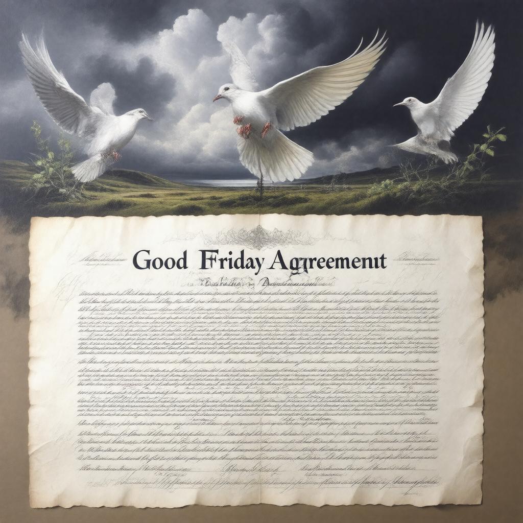 AI-created image of Good Friday Agreement