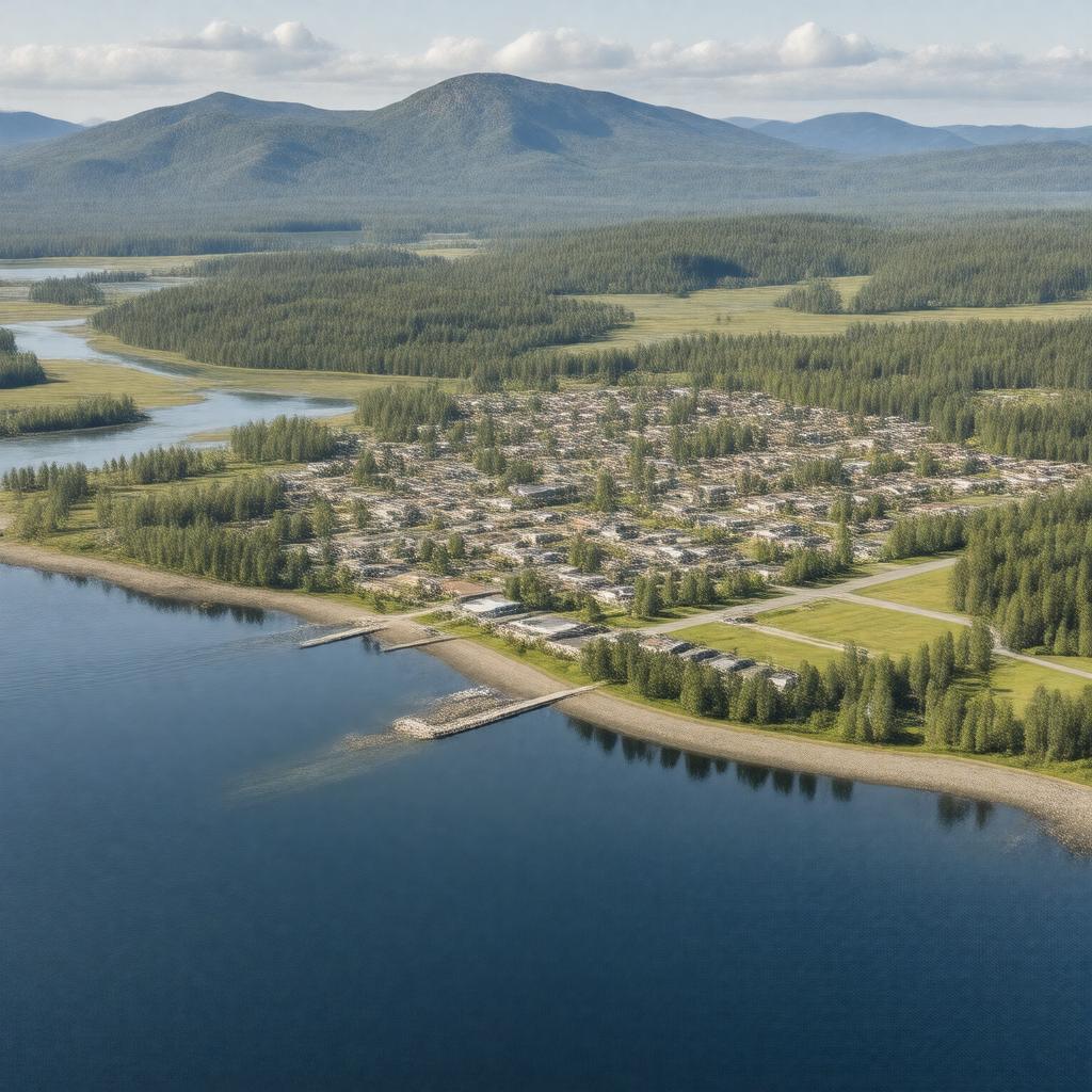 AI-created image of Goodnews Bay