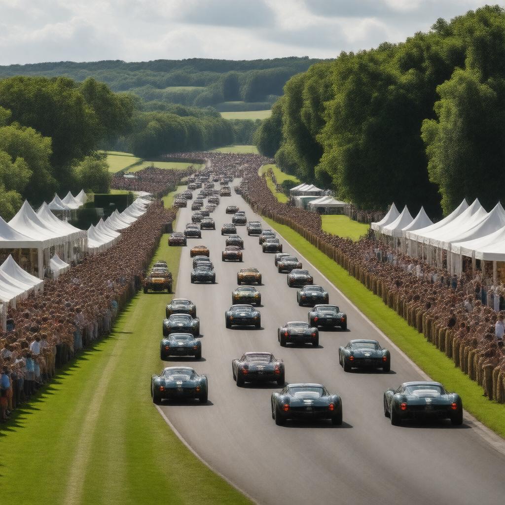 AI-created image of Goodwood Festival of Speed