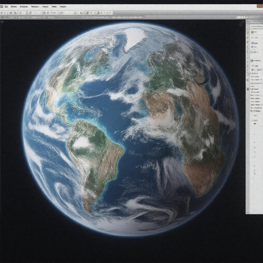 AI-created image of Google Earth