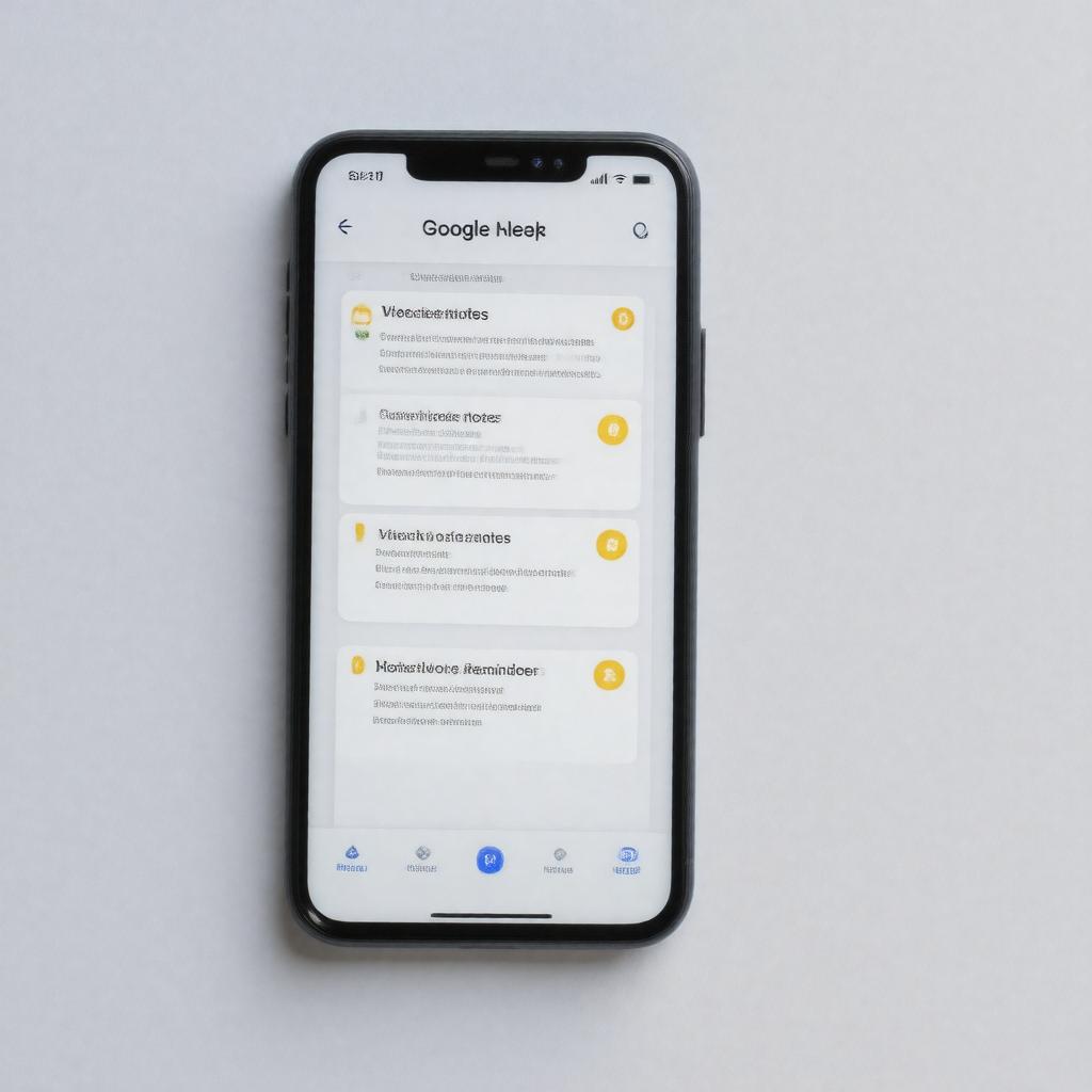 AI-created image of Google Keep
