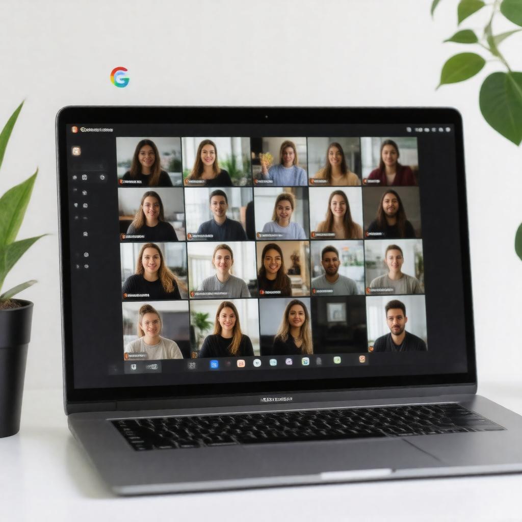 AI-created image of Google Meet